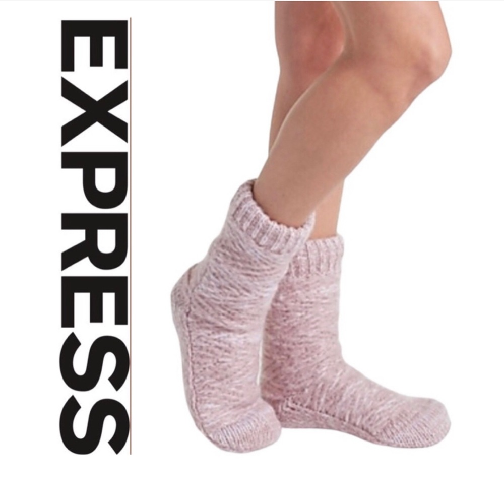 Express Cozy Sock Slippers One Size